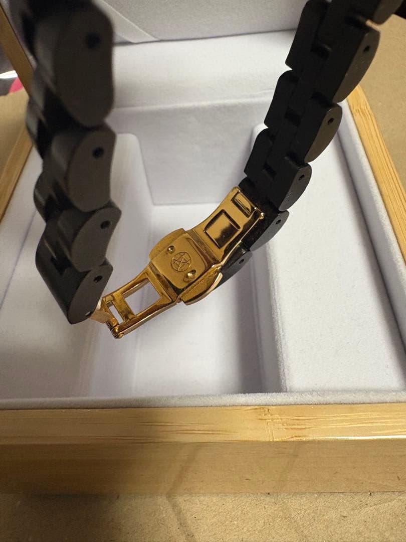 【お値下げ】NOZ 時計 アラベスク 天然木バンド 36mm