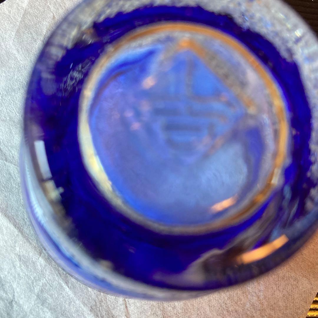 琉球硝子　グラス二個