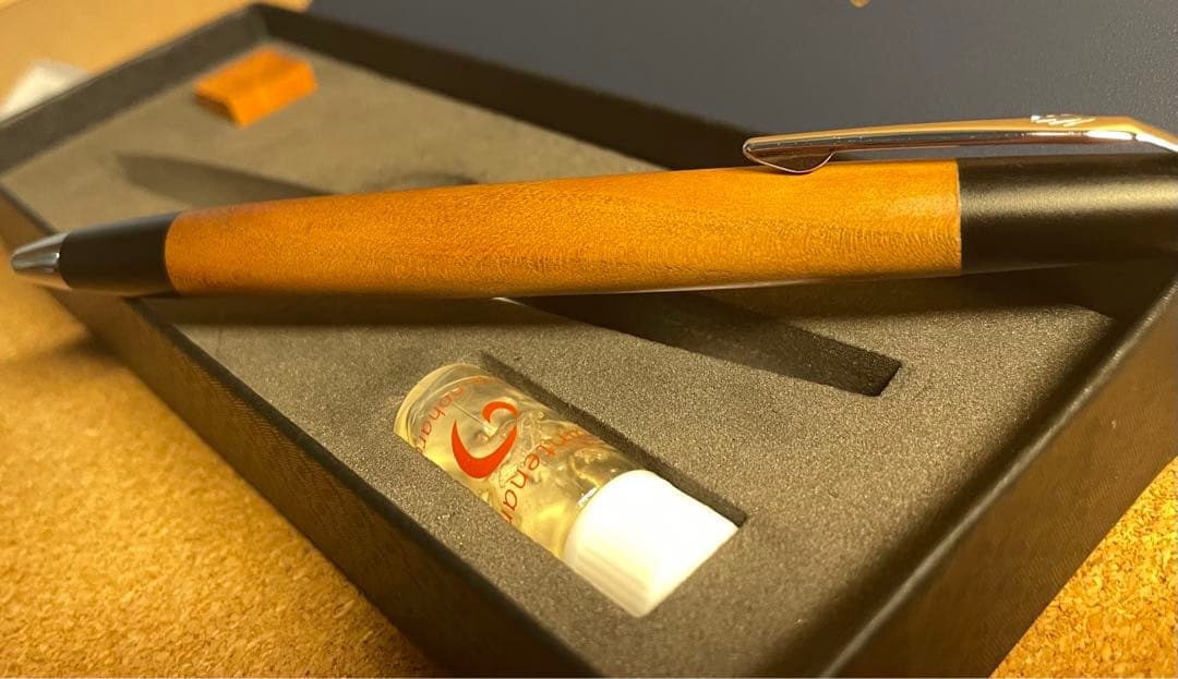 【美品】野原工芸　梅　シャープペン　検）工房楔 花梨瘤　クラフトエー　固定式口金