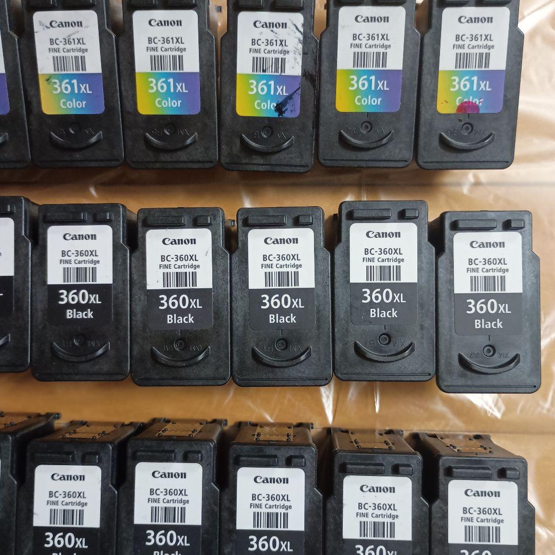 Canon BC-360XL/361XL 使用済み インクカートリッジ 33個