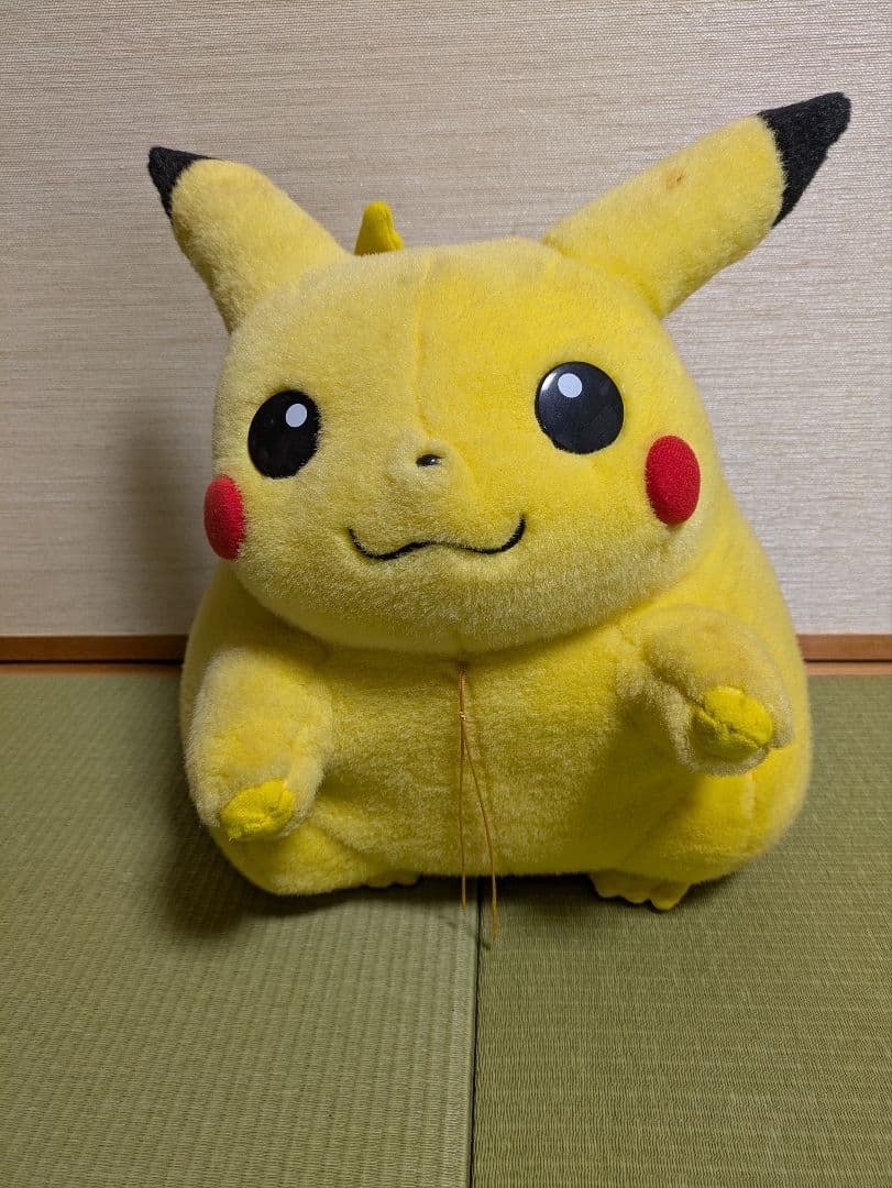 初期　ピカチュウ　ぬいぐるみ　等身大　昭和　任天堂　
