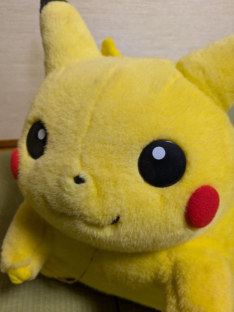 初期　ピカチュウ　ぬいぐるみ　等身大　昭和　任天堂　