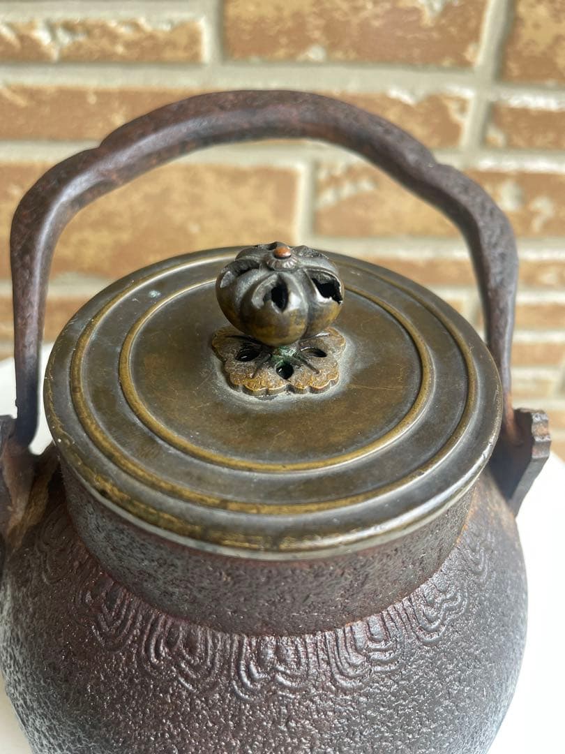 【骨董品】 龍文堂 鉄瓶