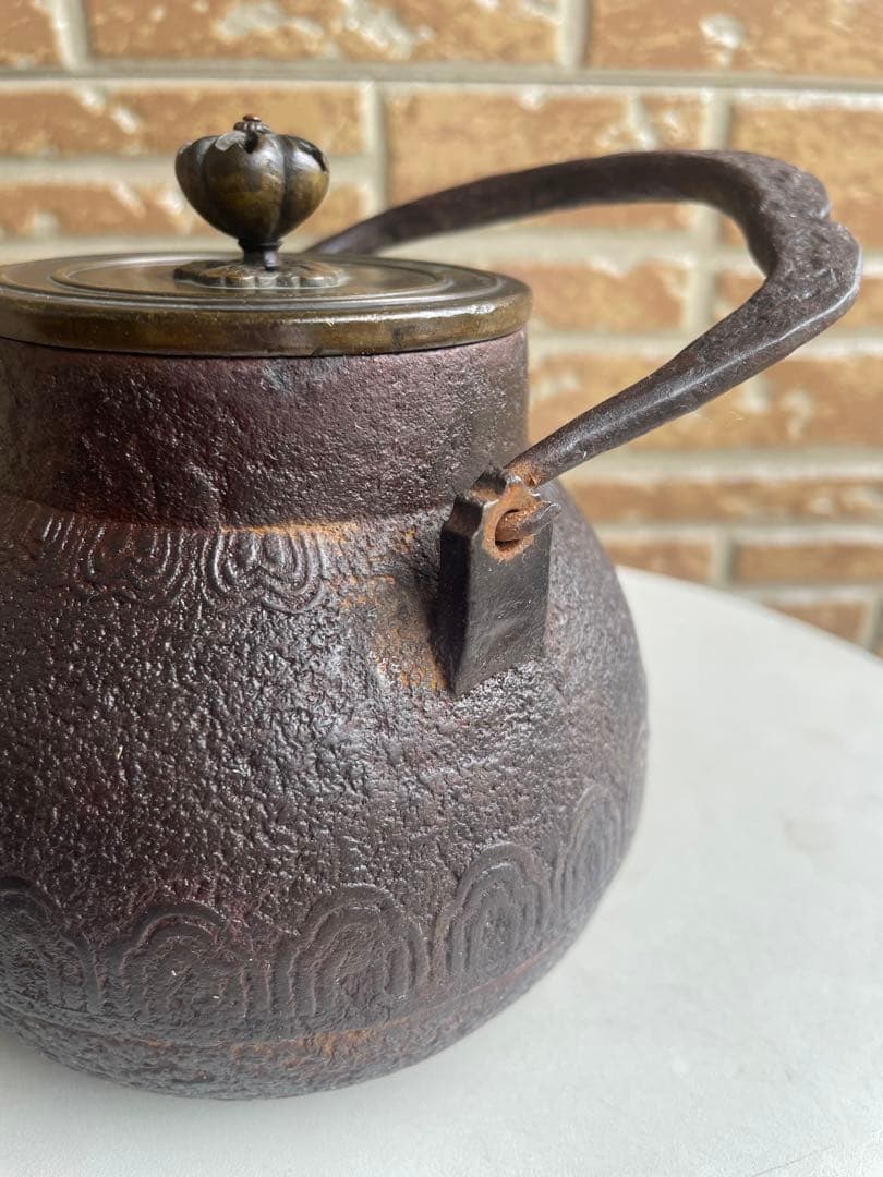【骨董品】 龍文堂 鉄瓶