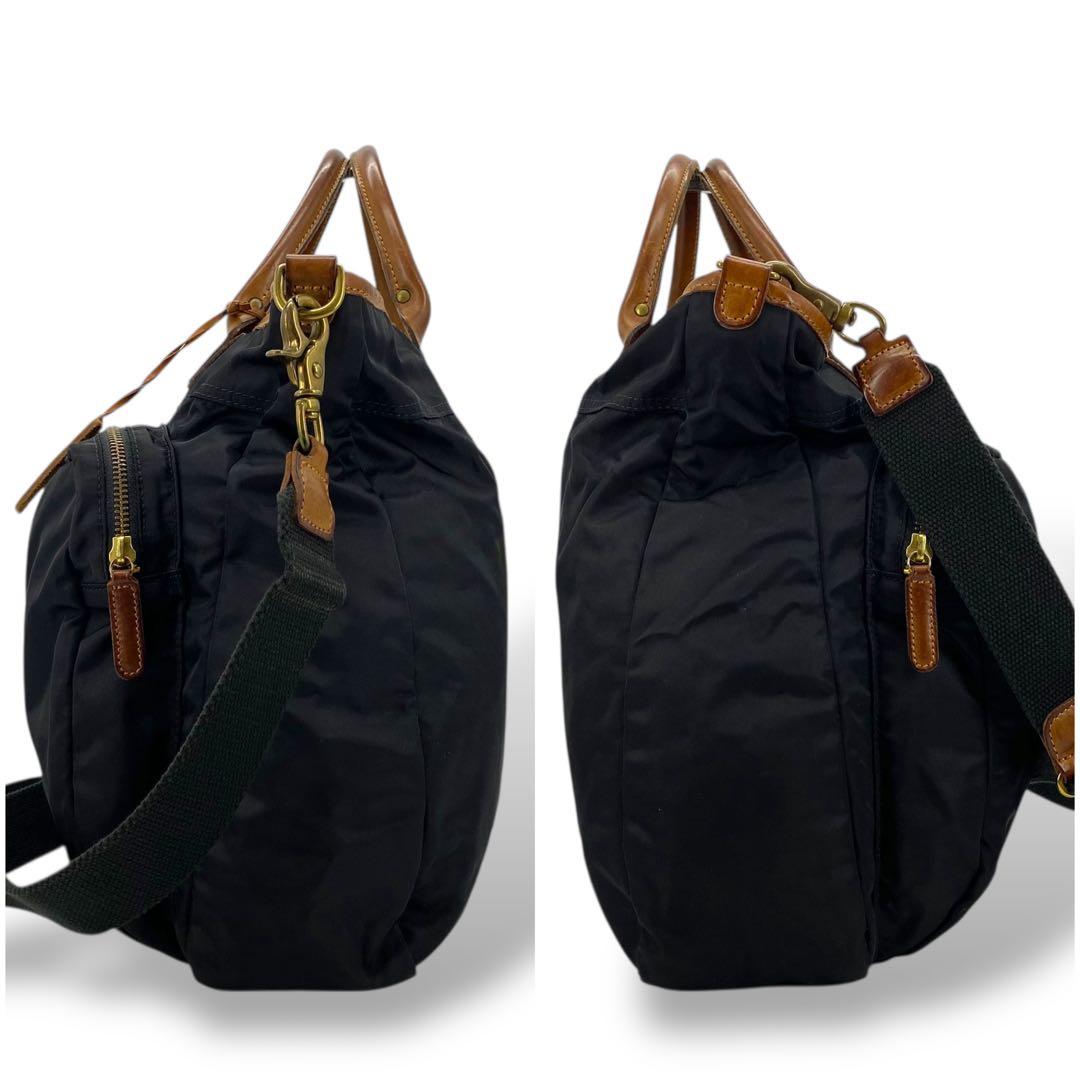 【美品】フェリージ ビジネズバッグ 2way ヘルメットバッグ A4収納