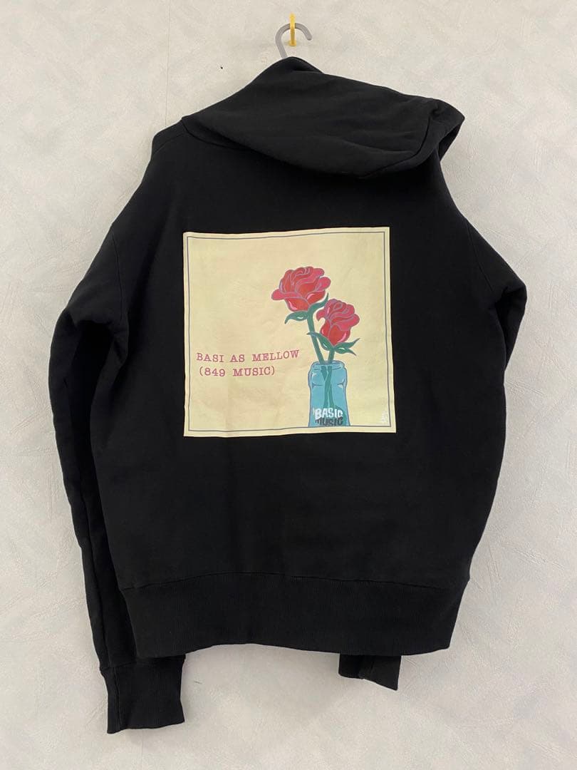 希少 BASI パーカー サイズM BASI AS MELLOW 韻シスト 唾奇