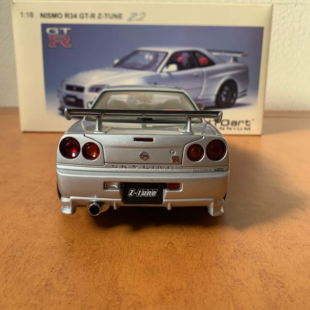 ミニカー AUTOart 1/18 NISMO R34 GT-R z-tune