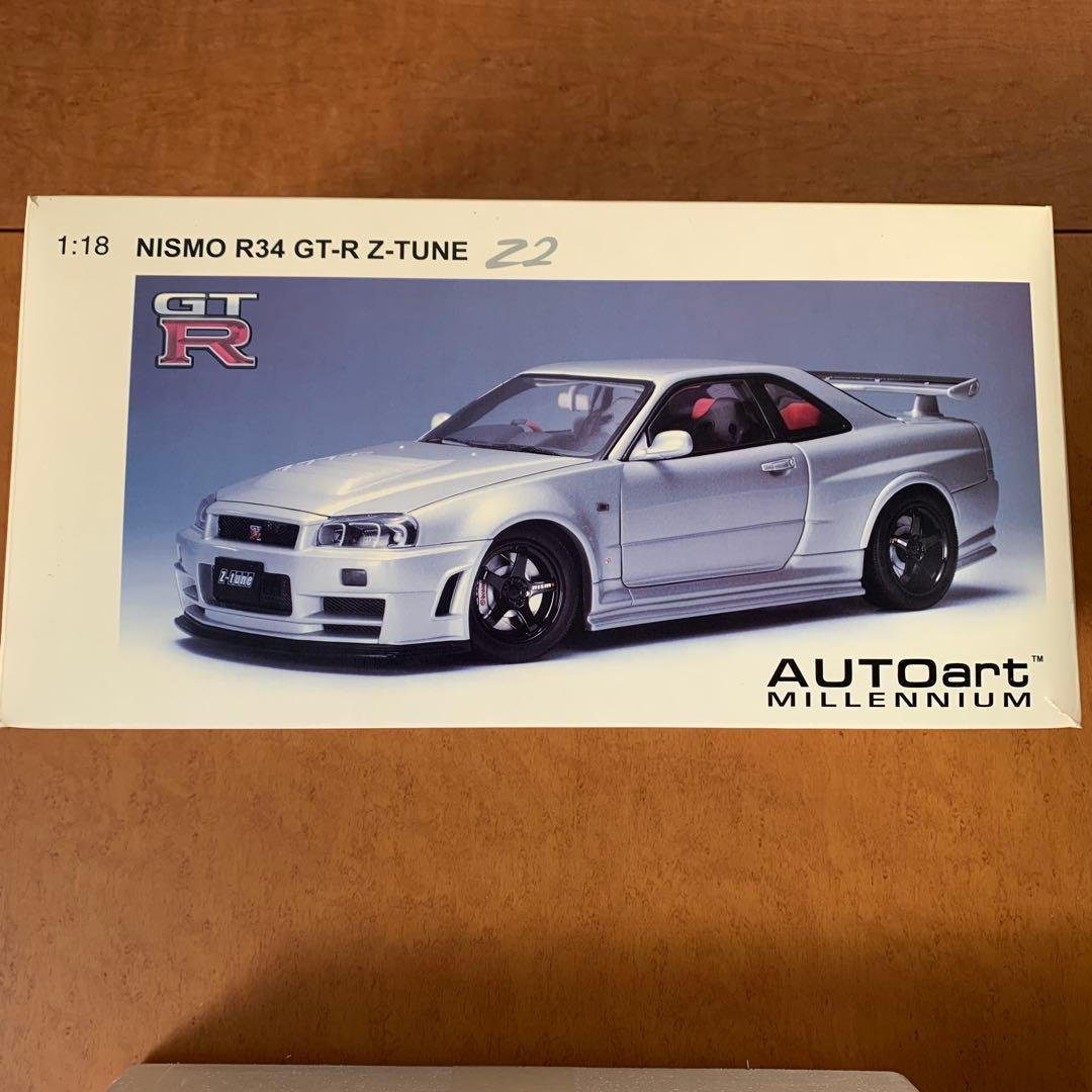 ミニカー AUTOart 1/18 NISMO R34 GT-R z-tune