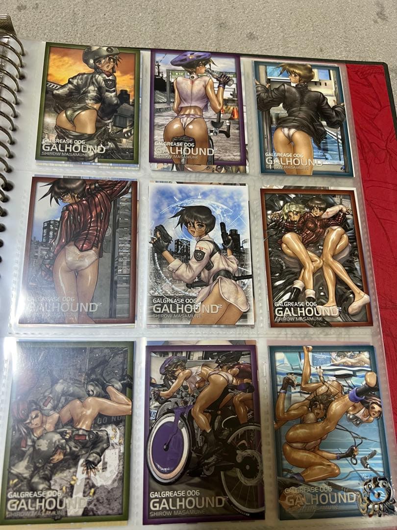 士郎正宗　GALGREASE 2nd マルチパーパスバインダー　フルコンプオマケ