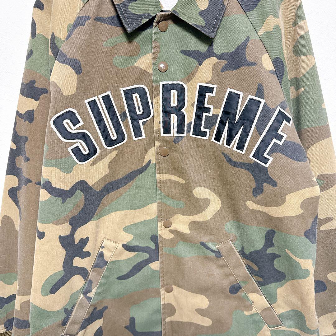 ⭐︎超希少⭐︎SUPREME 15fw アーチロゴ コーチジャケット 迷彩 カモ