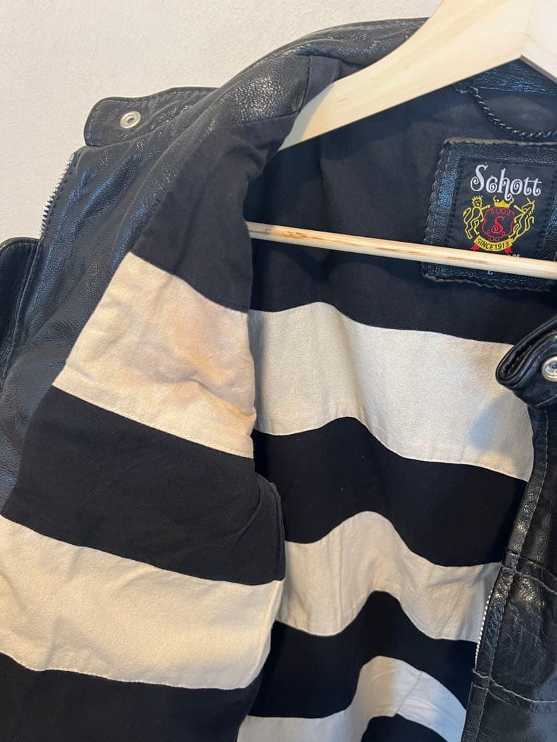 E*A様 Schott Padded Rider レザーパデッド ライダース