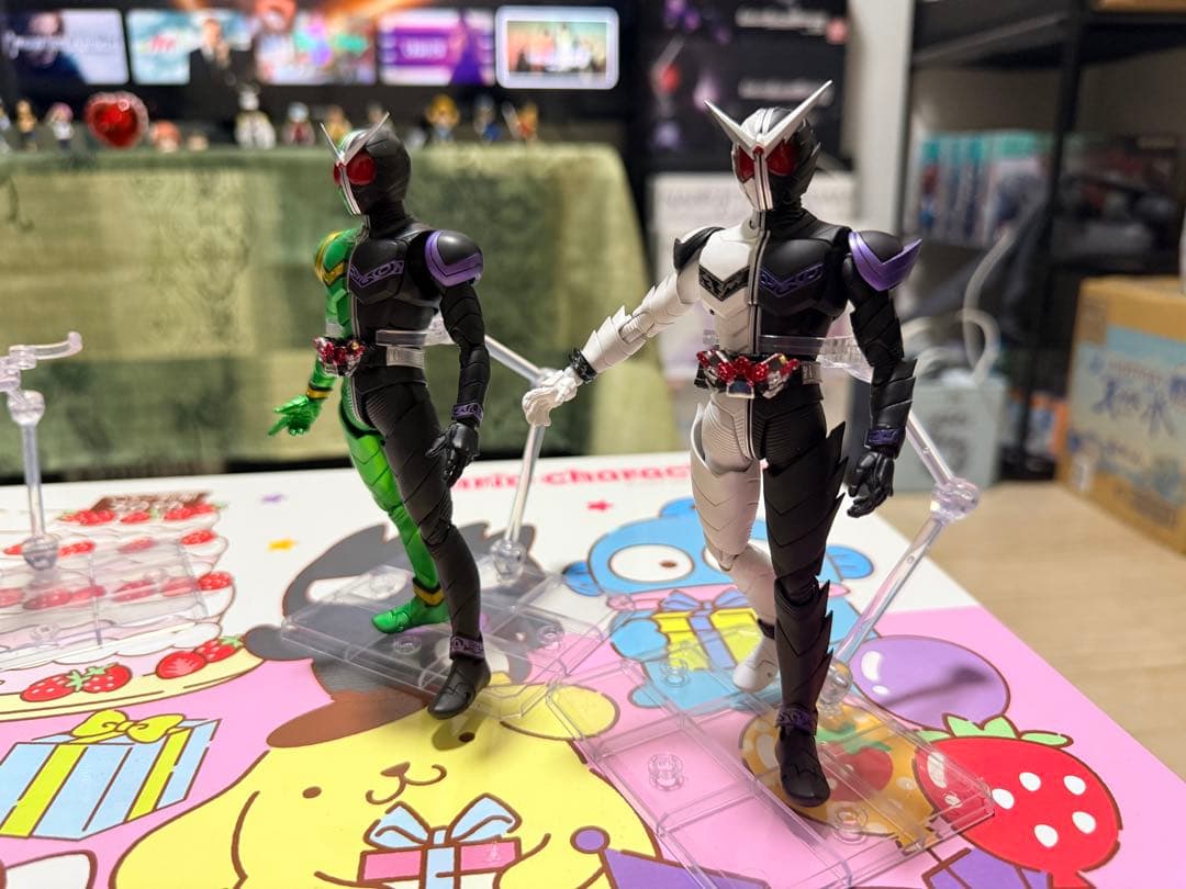 真骨彫　仮面ライダーW サイクロンジョーカー+ファングジョーカー