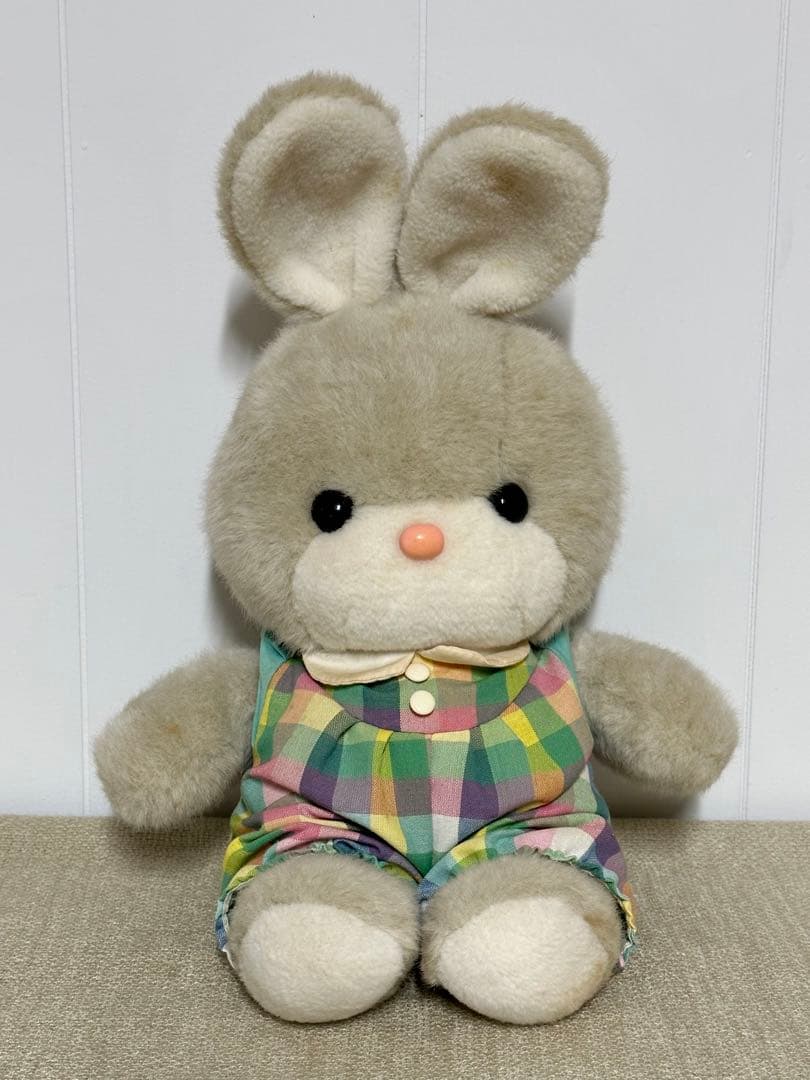 希少！当時物 吉徳 旧タグ うさぎ ぬいぐるみ 昭和レトロ レア！兎 ラビット