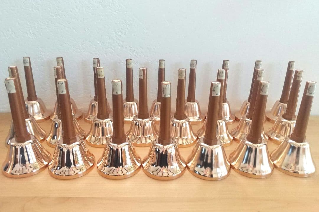 内田洋行 ミュージックベル MB-G25音 ハンドベル