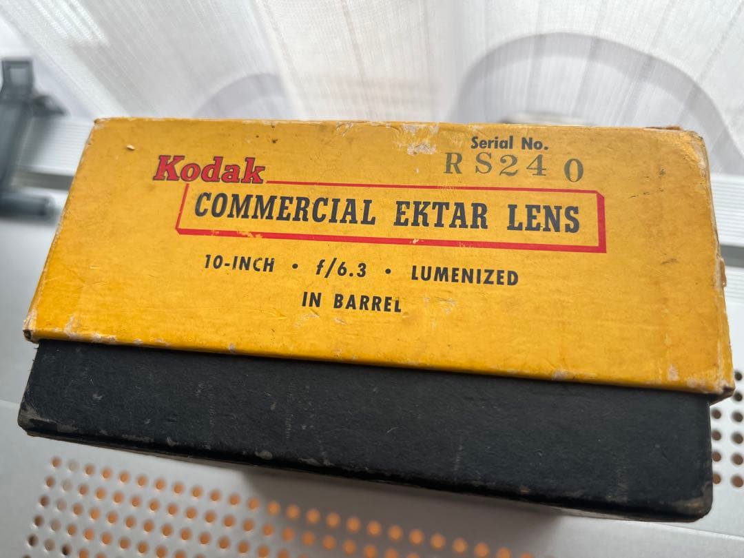 フィルムカメラ Kodak Commercial Ektar Lens 10-inch f6.3