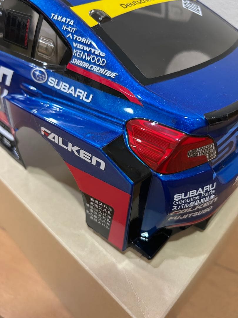タミヤ SUBARU WRX STI ラジコンボディ メタリックブルー　未使用