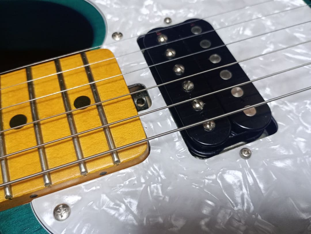 h*5様 テレキャスター 2ハム ピックガード2枚 フルラッカー塗装セミハードケ