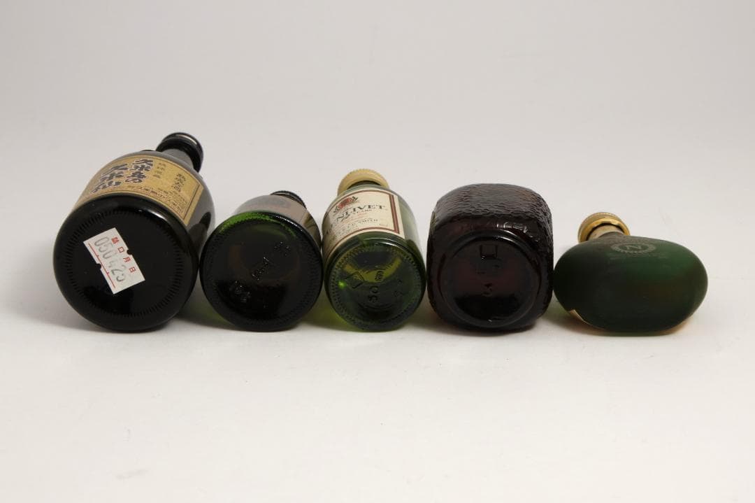 De1256 ブランデー ウイスキー 古酒 ミニボトル 9本まとめ売り 未開封品