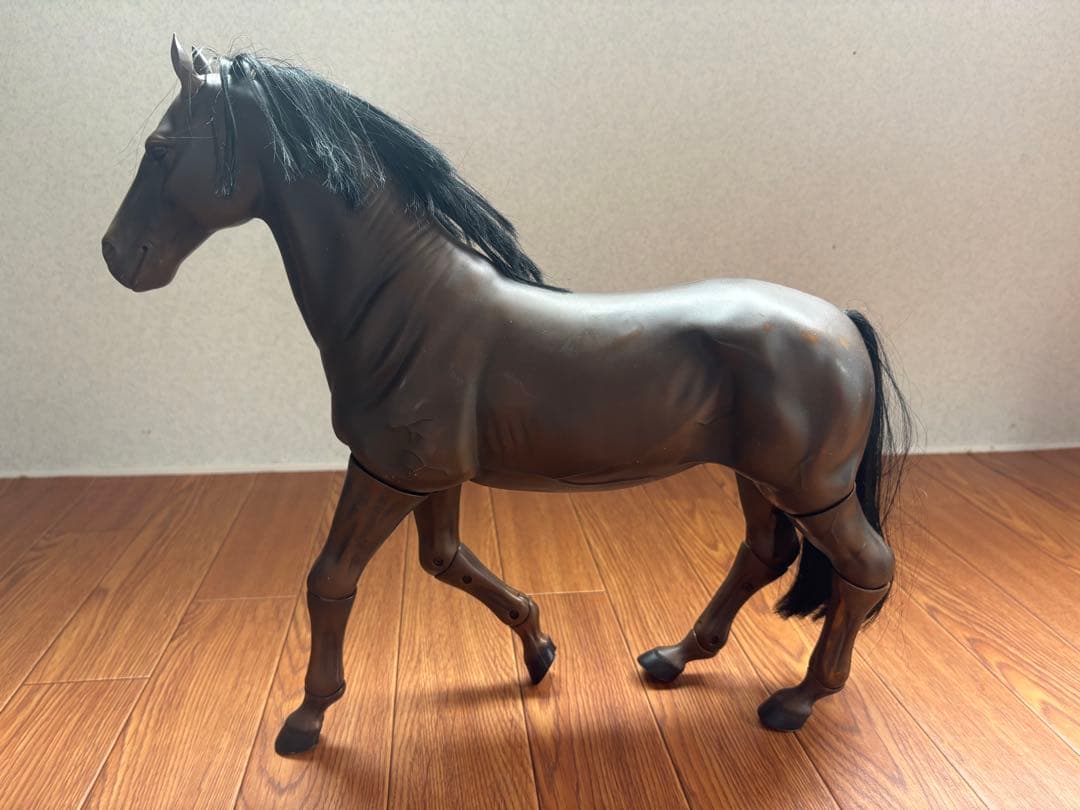 DORAGON社製 1/6サイズ　馬のフィギュア　ダークブラウン　1体
