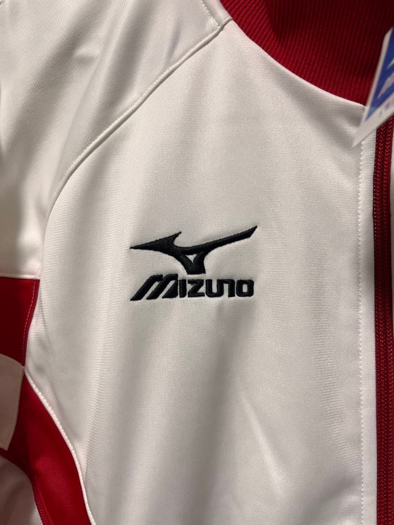 Mizuno競泳用ジャージ上下セット 日本代表 ホワイト/レッド