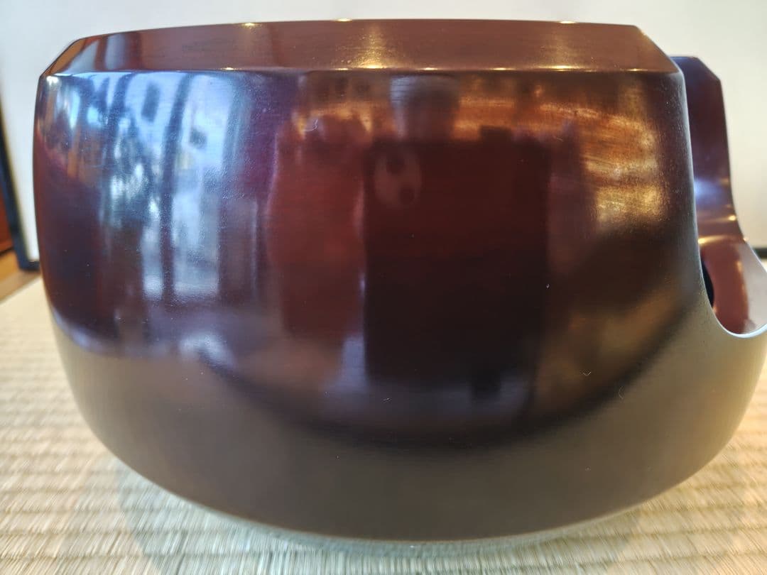 送料込【逢絢亭】茶道具 風炉 唐銅 面取風炉 唐銅風炉師 福島宗秀 共箱入り