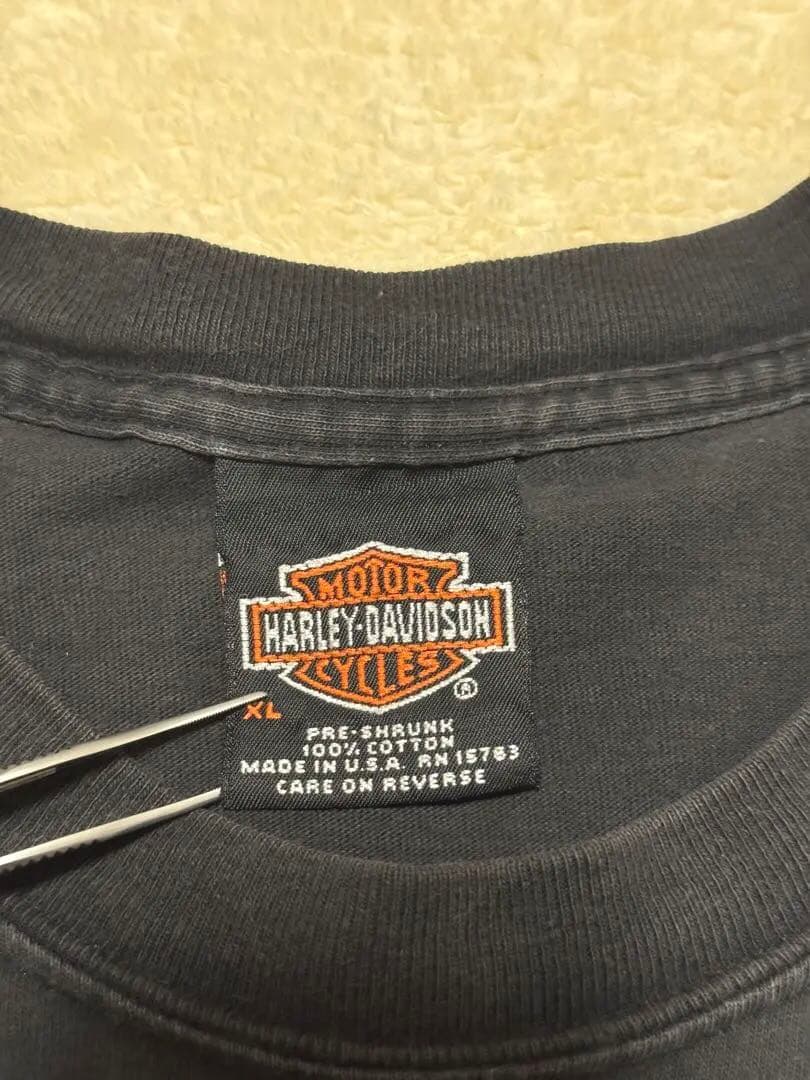 k.s希少フレイムファイヤーハーレーharleytシャツXLヴィンテージ