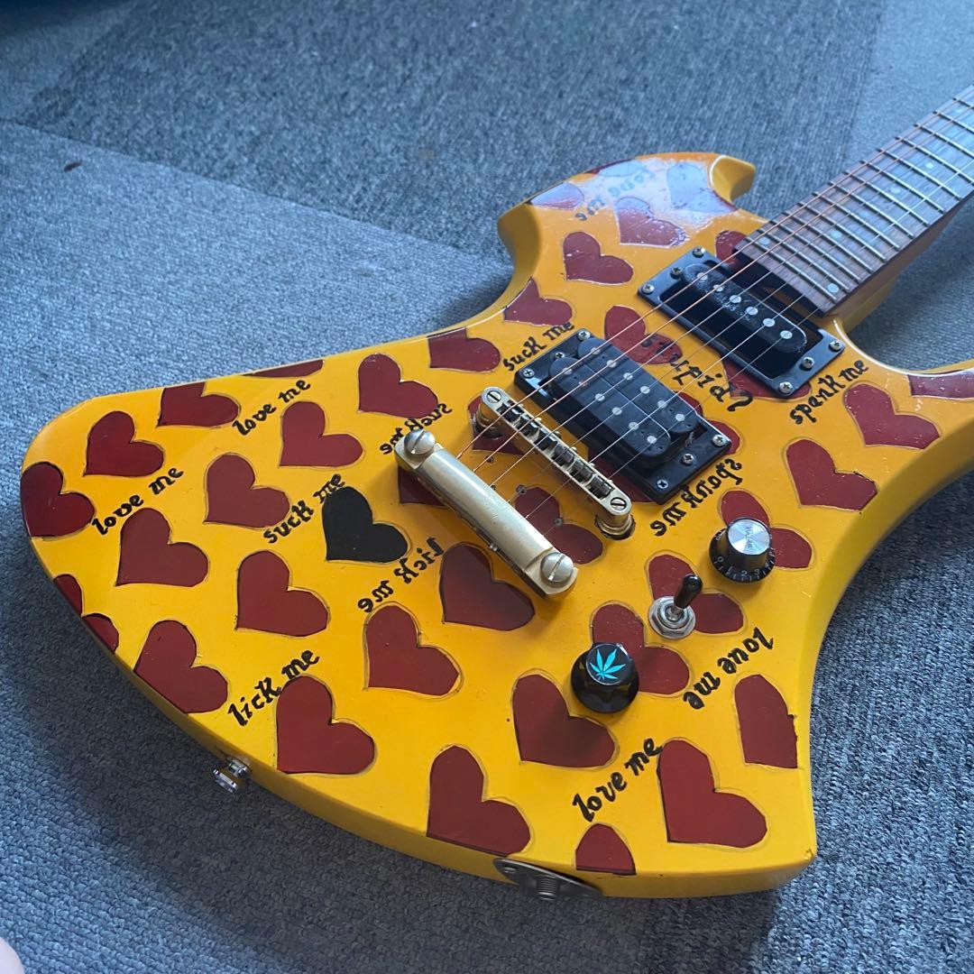 FERNANDESタイプ hideモデル イエローハートレプリカ ノーブランド