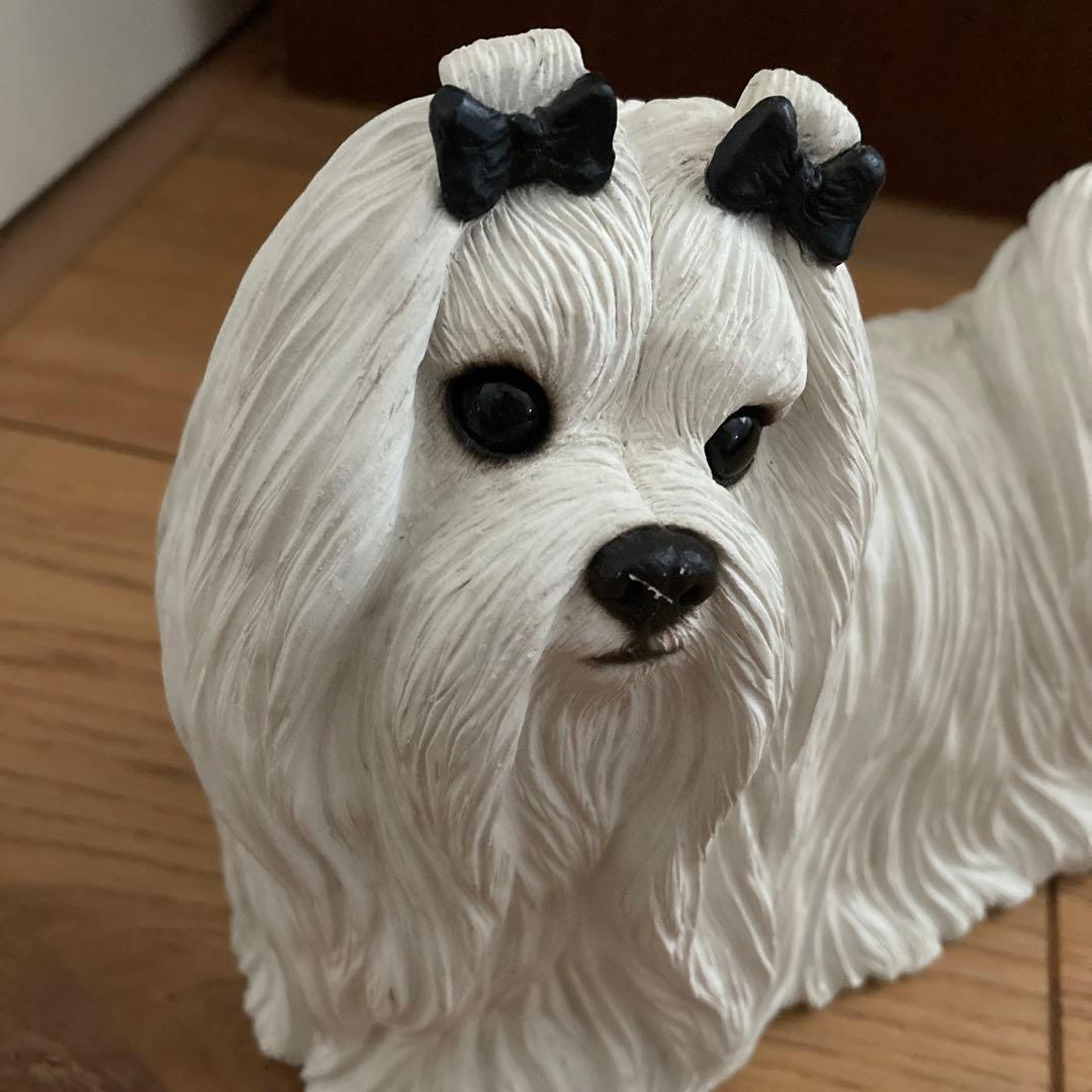 サンディキャスト社製　マルチーズ　置物　ヴィンテージ