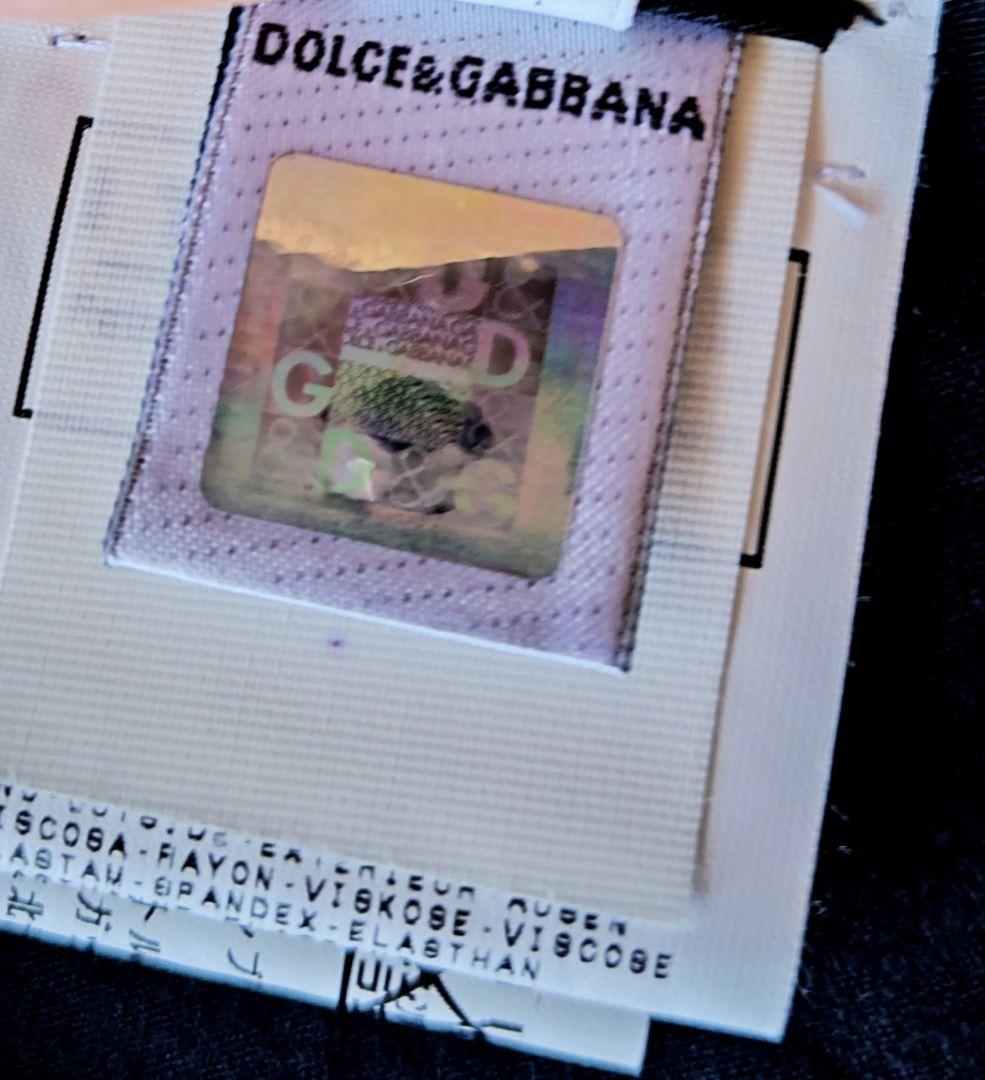 D&G スパンコールタンクトップ 黒・金