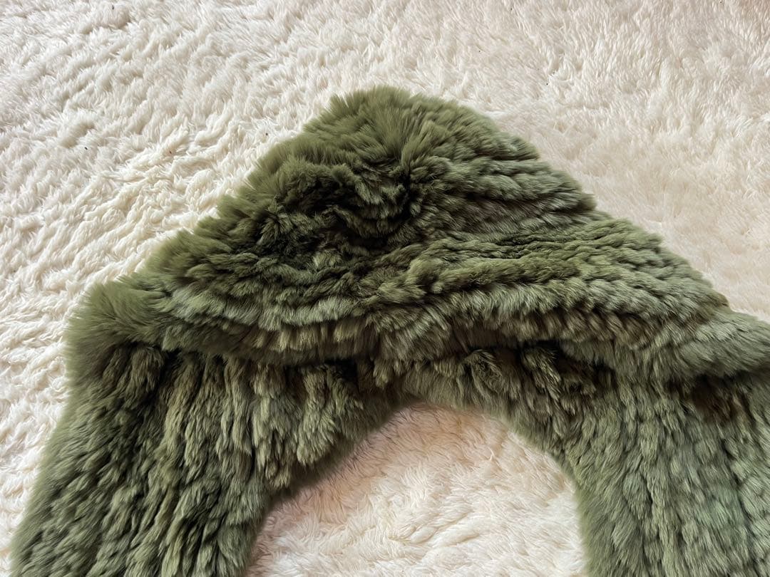 LIGNAGGIO オリーブグリーン レッキスラビット　バラクラバ　極暖　美品！