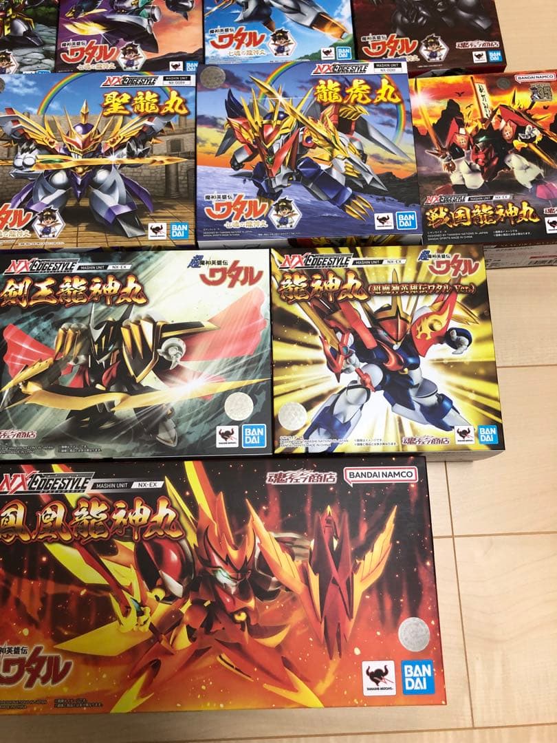 魔神英雄伝ワタル　ネクスエッジスタイル　ロボット魂　計15体セット　開封済