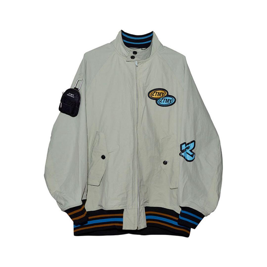 ずっと真夜中でいいのに。VARSITY JACKET(Light Gray)