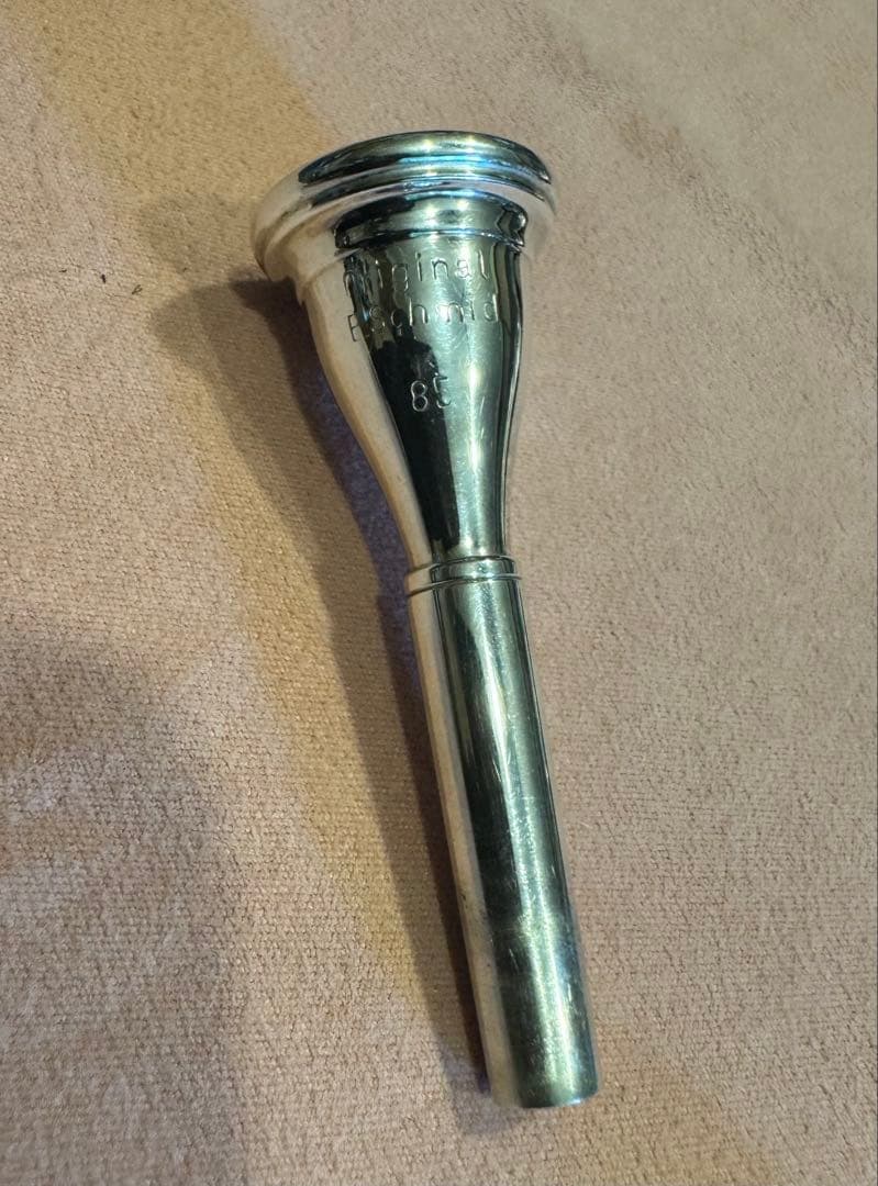 【美品】E.Schmidシュミット ホルンマウスピース トラディショナル85 銀
