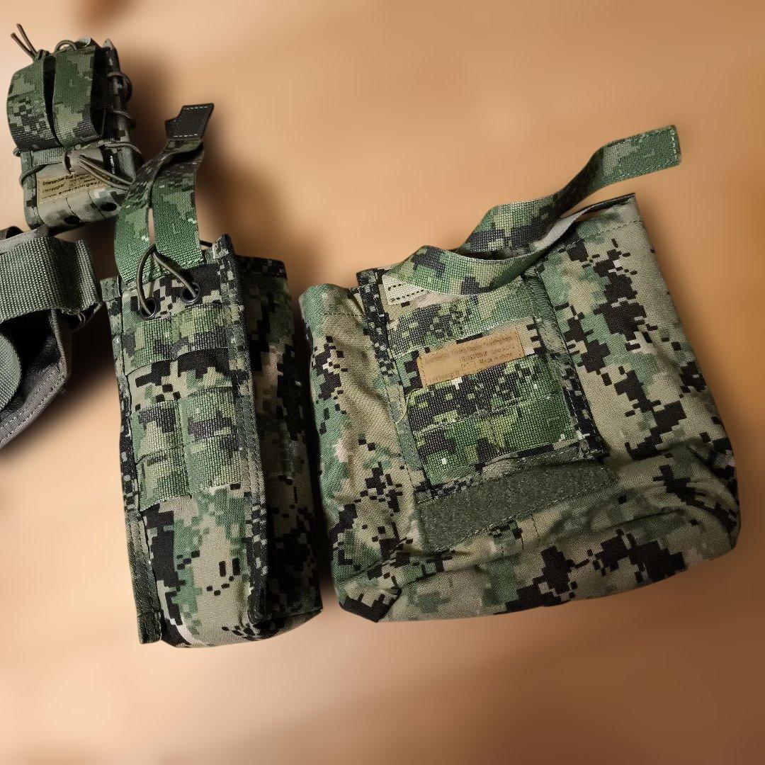 1 海軍装備一式　aor2迷彩　デジカモ　crye g3　戦闘服　ベスト　ベルト