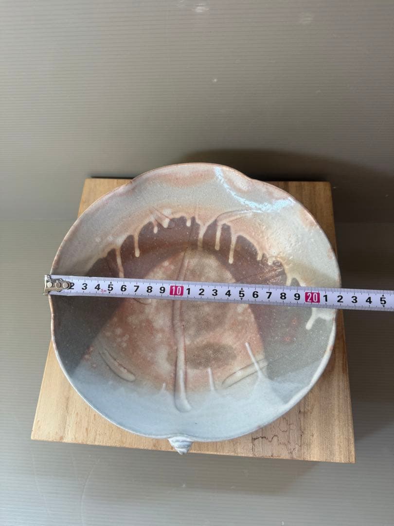 2781 萩焼　七代　岡田仙舟　菓子器　未使用