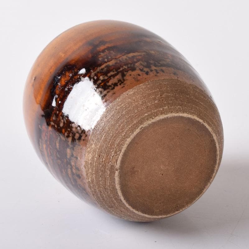 茶道具　瀬戸焼　茶入　仕覆・時代箱付　V　7590