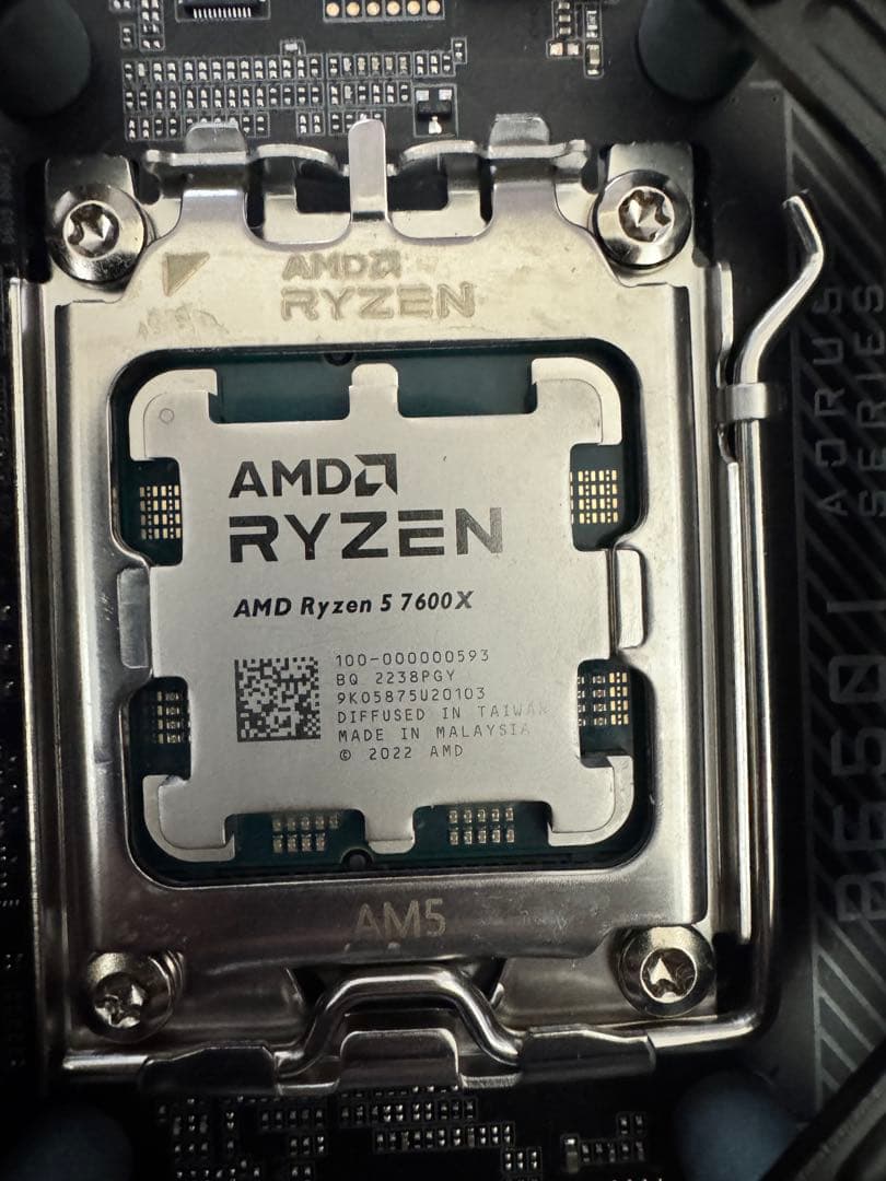 マザーボード B650i AORUS ULTRA+Ryzen5 7600X +Mem 32GB