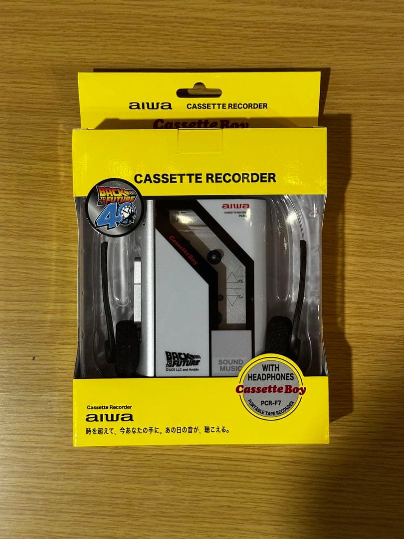 aiwa カセットレコーダー バックトゥザフューチャー