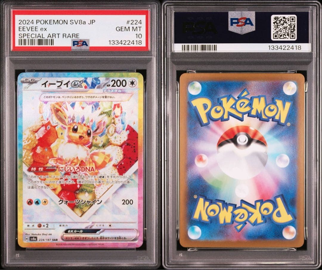 【ALL PSA10】 10連番 ブイズ SAR テラスタルフェスex