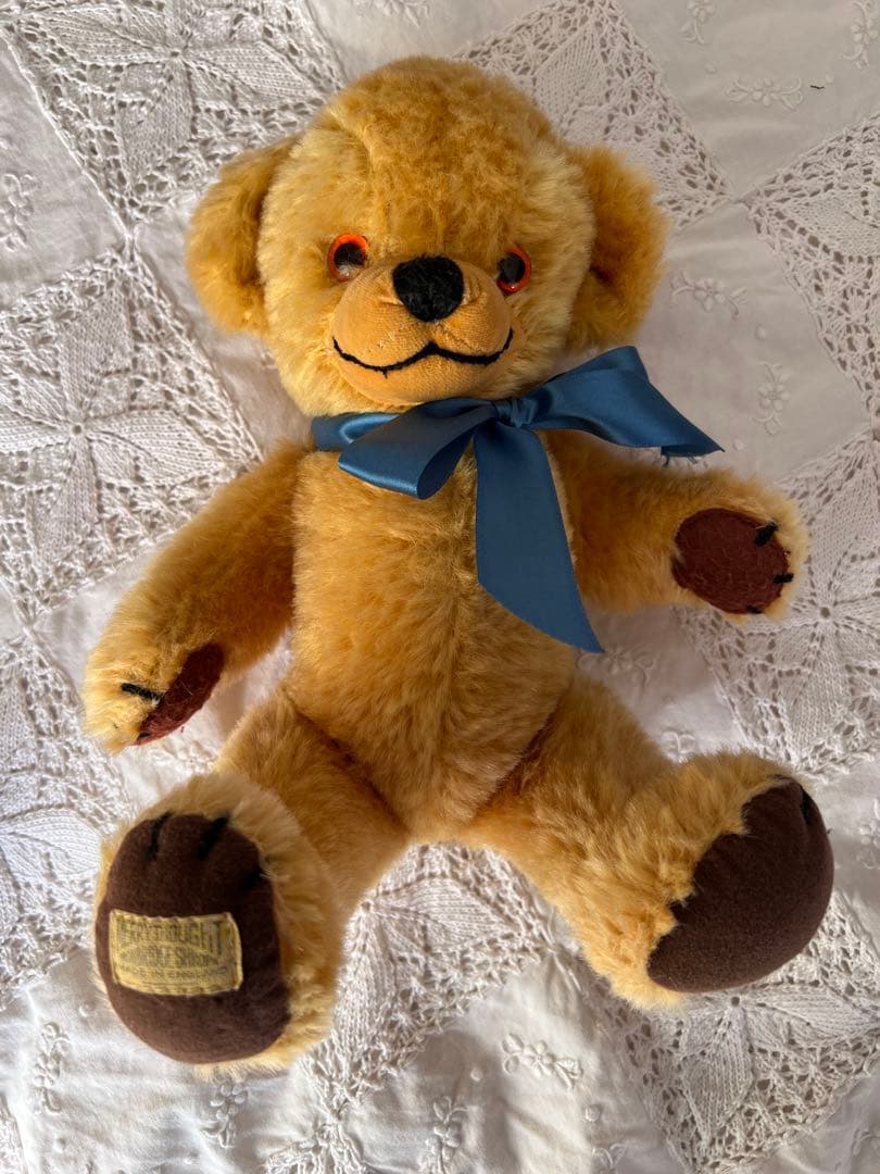 チーキー　メリーソート　ヴィンテージテディベア　アンティーク　モヘア