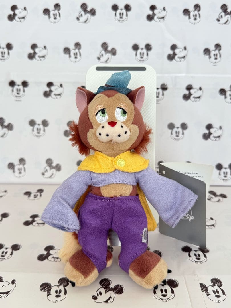 ディズニーストア　ギデオン　ピノキオ　80周年　ぬいぐるみバッジ