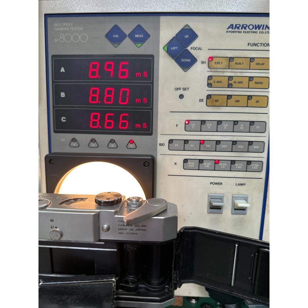 整備済 完動 Canon7 FED Industar-61 55mm 露出計OK