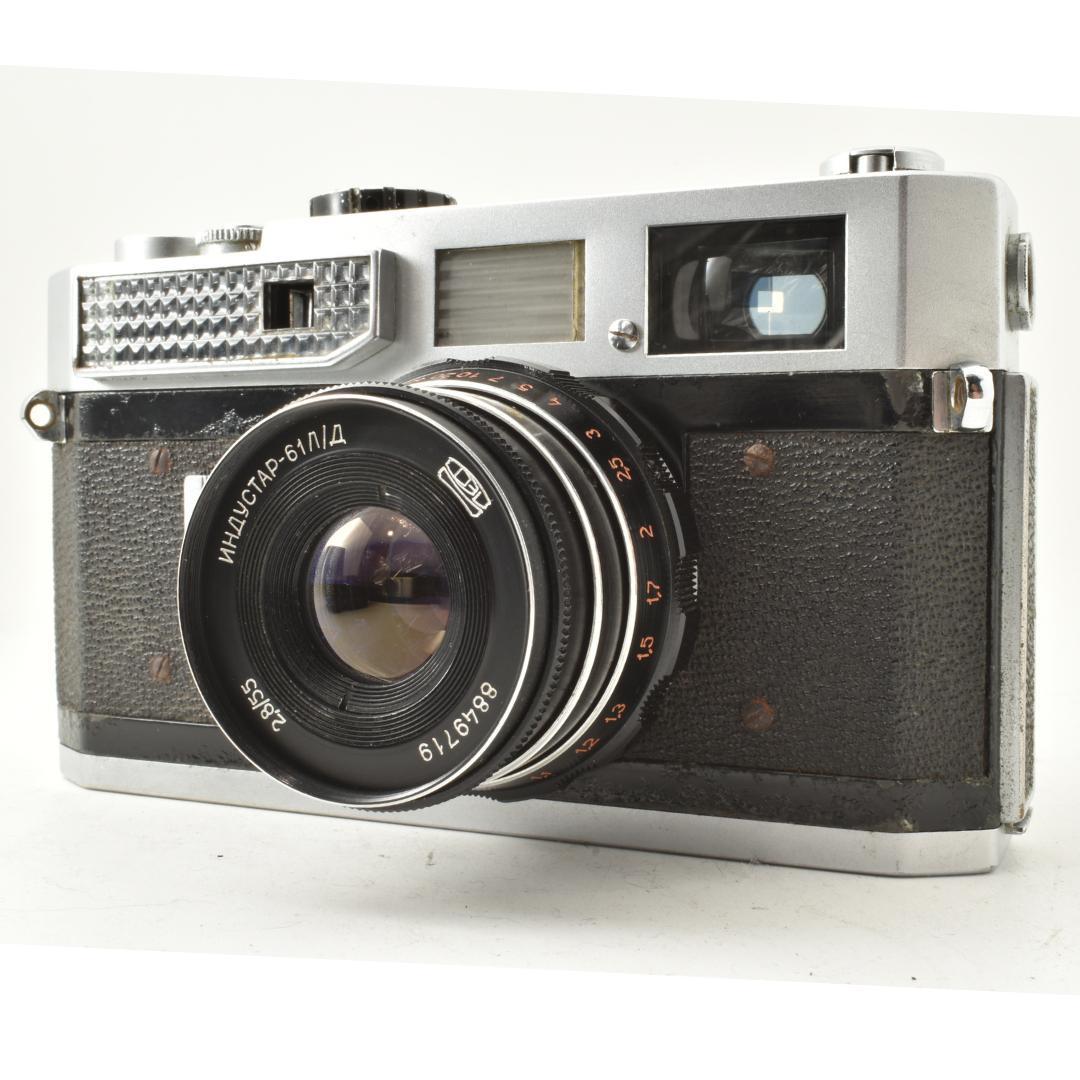 整備済 完動 Canon7 FED Industar-61 55mm 露出計OK