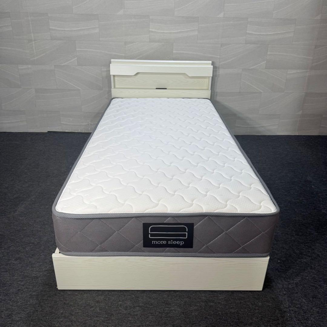 シングルベッド マットレス フレームセット 収納付き 格安 お得 d4074