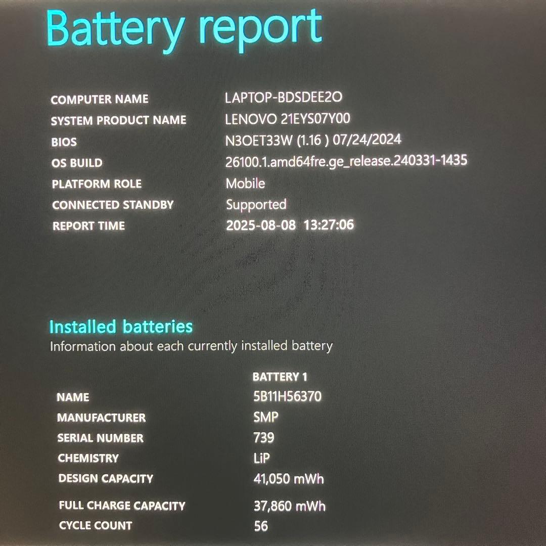 美品 ThinkPad X13 Gen4 i5 16GB WUXGA 保証期間内