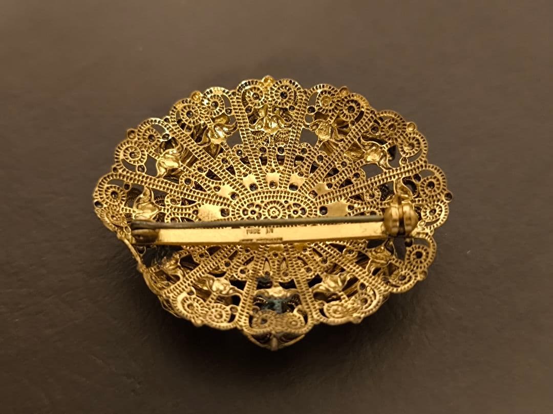 美しい ヴィンテージ 西ドイツ ブローチ West Germany