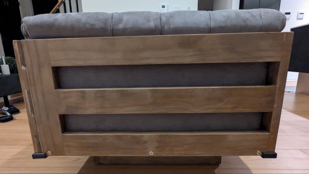 UPTOWN、プーリーソファー3人掛、モダン 、 グレーソファ