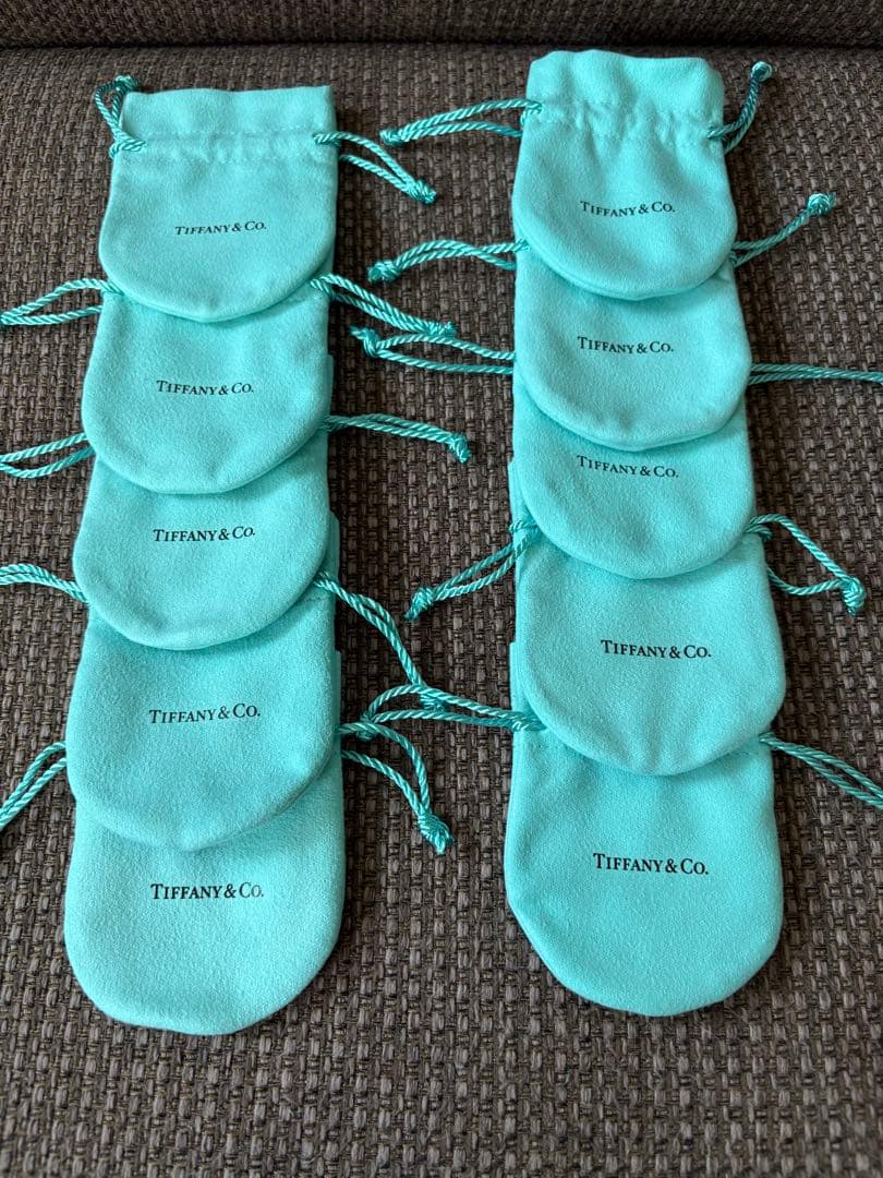 国内現行品　ティファニー巾着袋10枚セット