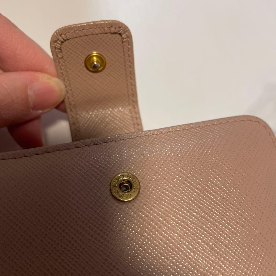 プラダ PRADA 二つ折り財布 サフィアーノレザー財布