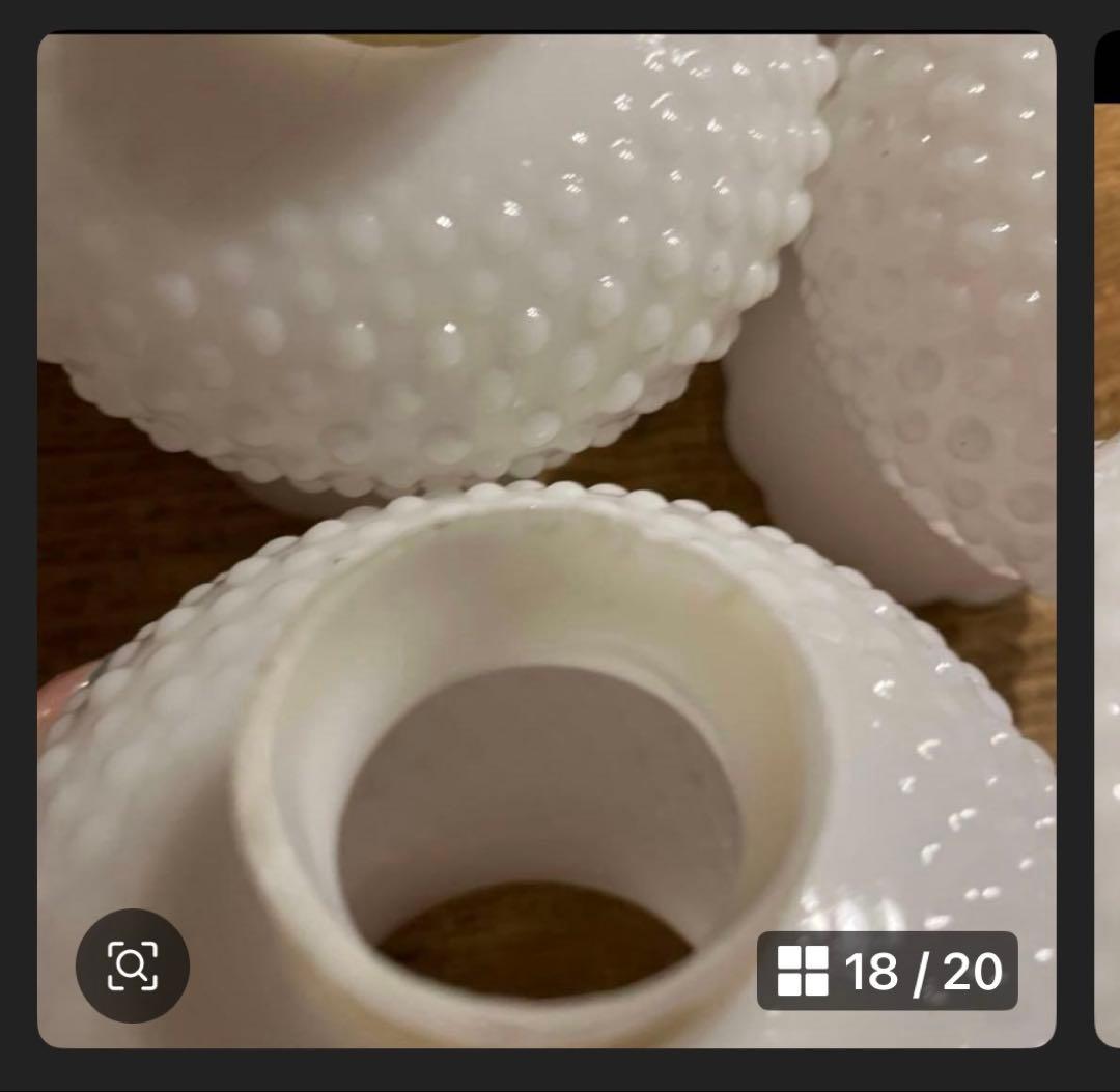 アンティーク　ミルクガラスシェード シャンデリア 5灯 天井照明　新居